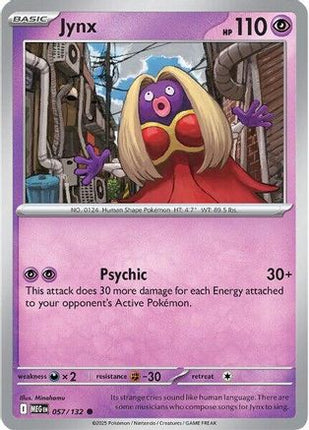 Jynx - 57/null [ME01: Mega Evolution] Reverse Holofoil