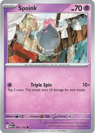 Spoink - 62/null [ME01: Mega Evolution]