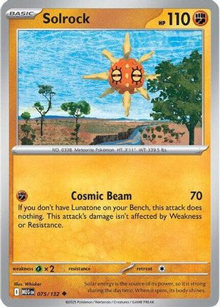 Solrock - 75/null [ME01: Mega Evolution] Reverse Holofoil