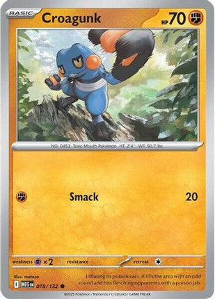 Croagunk - 78/null [ME01: Mega Evolution] Reverse Holofoil