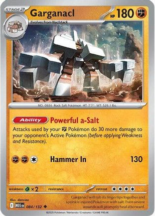 Garganacl - 084/132 [ME01: Mega Evolution] Reverse Holofoil