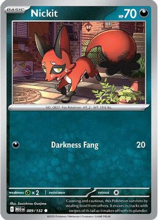 Nickit - 89/null [ME01: Mega Evolution] Reverse Holofoil