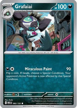 Grafaiai - 92/null [ME01: Mega Evolution] Reverse Holofoil