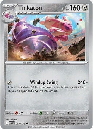 Tinkaton - 98/null [ME01: Mega Evolution] Reverse Holofoil