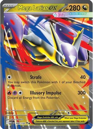 Mega Latias ex - 100/132 [ME01: Mega Evolution] Holofoil