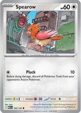 Spearow - 102/132 [ME01: Mega Evolution] Reverse Holofoil
