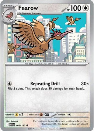 Fearow - 103/null [ME01: Mega Evolution] Reverse Holofoil