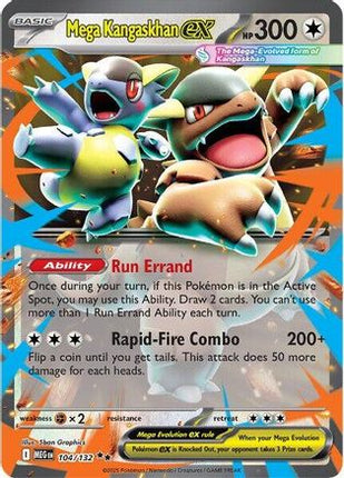 Mega Kangaskhan ex - 104/132 [ME01: Mega Evolution] Holofoil