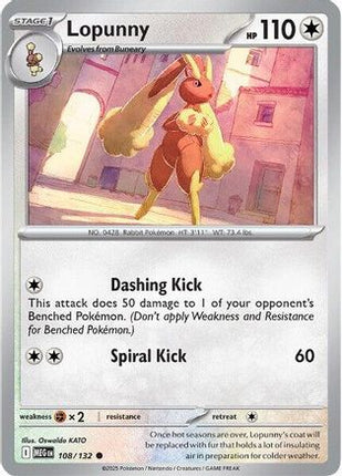 Lopunny - 108/null [ME01: Mega Evolution]