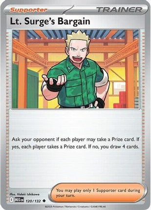Lt. Surge's Bargain - 120/132 [ME01: Mega Evolution]