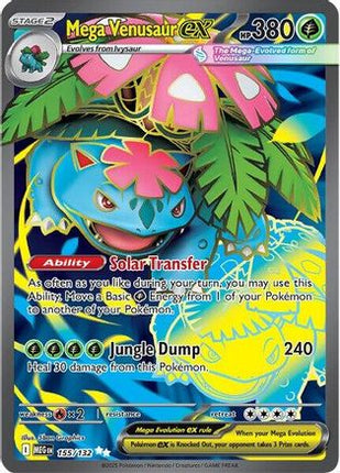 Mega Venusaur ex - 155/132 [ME01: Mega Evolution] Holofoil