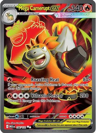 Mega Camerupt ex - 156/132 [ME01: Mega Evolution] Holofoil