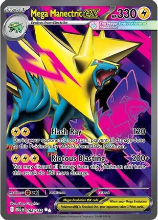 Mega Manectric ex - 158/132 [ME01: Mega Evolution] Holofoil