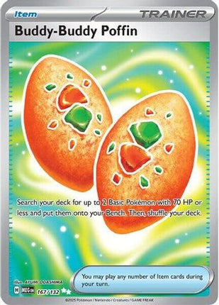 Buddy-Buddy Poffin - 167/null [ME01: Mega Evolution] Holofoil