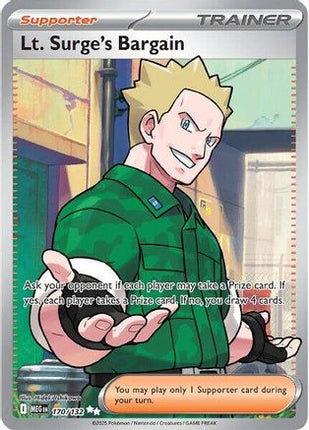 Lt. Surge's Bargain - 170/132 [ME01: Mega Evolution] Holofoil