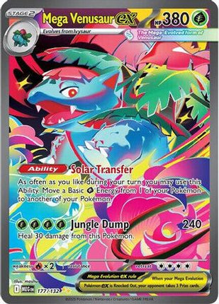 Mega Venusaur ex - 177/132 [ME01: Mega Evolution] Holofoil