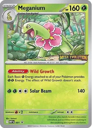 Meganium - 001 - 1/null [ME: Mega Evolution Promo] Holofoil