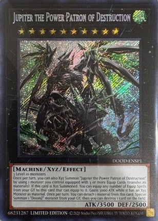 Jupiter the Power Patron of Destruction  [DOOD-ENSP1] Ultra Rare Limited