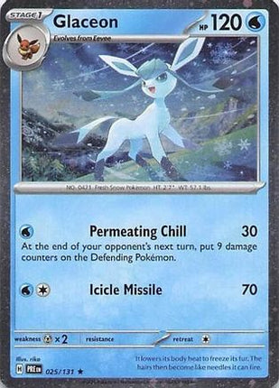 Glaceon - 025/131 (Cosmos Holo) [Miscellaneous Cards & Products] Holofoil
