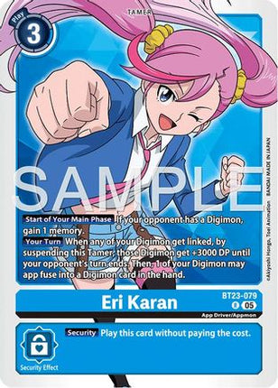 Eri Karan [BT23-079] [Hackers' Slumber] Foil