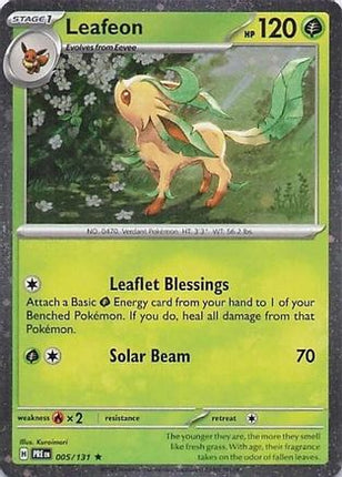Leafeon - 005/131 (Cosmos Holo) [Miscellaneous Cards & Products] Holofoil