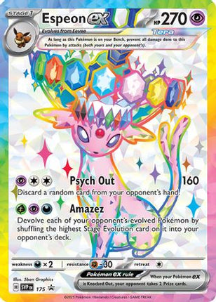 Espeon ex - 175 - SVP 175/null [SV: Scarlet & Violet Promo Cards] Holofoil