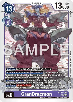 GranDracmon [BT23-068] [Hackers' Slumber] Foil
