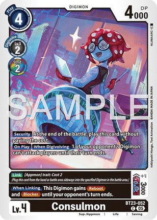 Consulmon [BT23-052] [Hackers' Slumber]