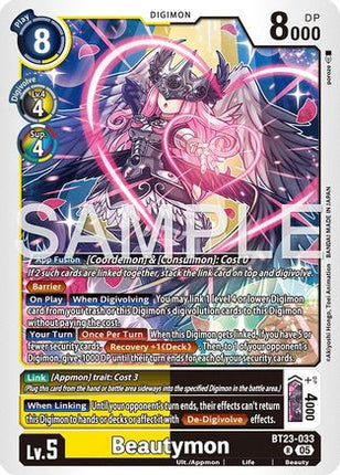 Beautymon [BT23-033] [Hackers' Slumber] Foil