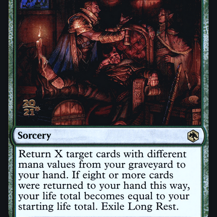 Long Rest [Adventures in the Forgotten Realms Promos] Prerelease Foil