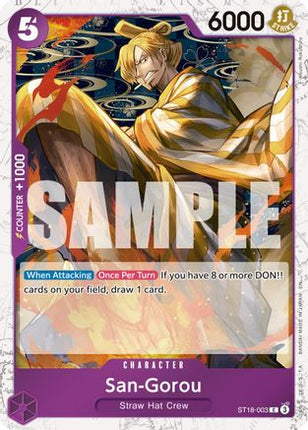 San-Gorou (Pirate Foil) (ST18-003) - Premium Booster -The Best- Vol. 2 Foil