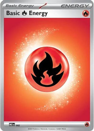 Basic Fire Energy - 002 - 2/null [MEE: Mega Evolution Energies] Reverse Holofoil