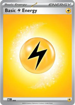 Basic Lightning Energy - 004 - 4/null [MEE: Mega Evolution Energies] Reverse Holofoil