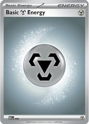 Basic Metal Energy - 008 - 8/null [MEE: Mega Evolution Energies] Reverse Holofoil