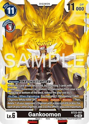 Gankoomon [BT23-057] [Hackers' Slumber] Foil