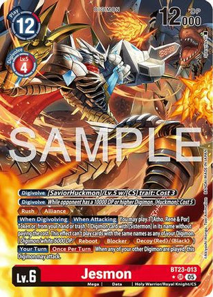 Jesmon (Alternate Art) [BT23-013] [Hackers' Slumber] Foil