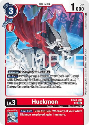 Huckmon [BT23-006] [Hackers' Slumber] Foil