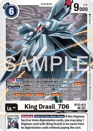 King Drasil_7D6 [BT23-072] [Hackers' Slumber] Foil
