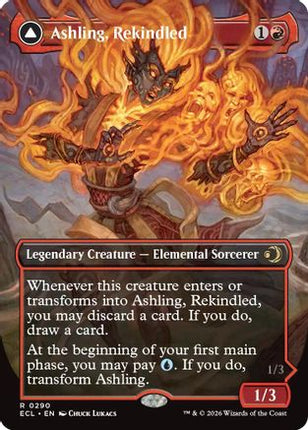 Ashling, Rekindled (Borderless) [Lorwyn Eclipsed] Foil