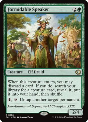 Formidable Speaker [Lorwyn Eclipsed] Foil