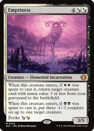 Emptiness [Lorwyn Eclipsed] Foil
