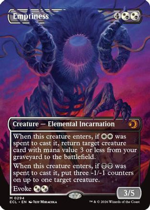 Emptiness (Borderless) [Lorwyn Eclipsed]