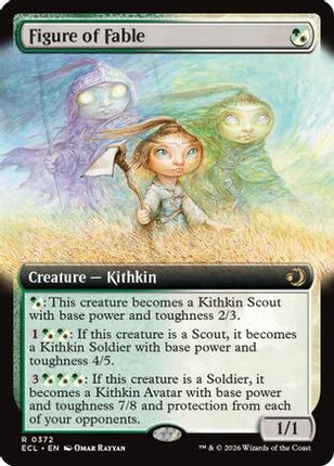 Figure of Fable (Extended Art) [Lorwyn Eclipsed] Foil
