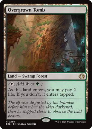 Overgrown Tomb [Lorwyn Eclipsed] Foil