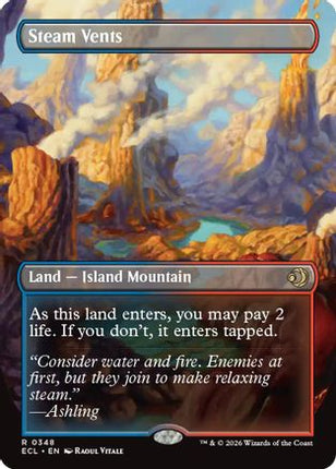 Steam Vents (Borderless) [Lorwyn Eclipsed] Foil