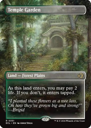 Temple Garden (Borderless) [Lorwyn Eclipsed] Foil