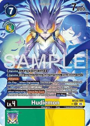 Hudiemon (Alternate Art) [BT23-101] [Hackers' Slumber] Foil