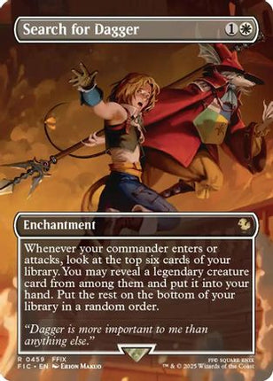 Search for Dagger (Borderless) [Commander: FINAL FANTASY] Foil