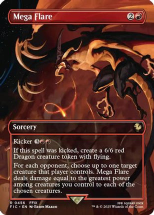 Mega Flare (Borderless) [Commander: FINAL FANTASY] Foil