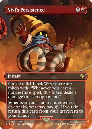 Vivi's Persistence (Borderless) [Commander: FINAL FANTASY] Foil
